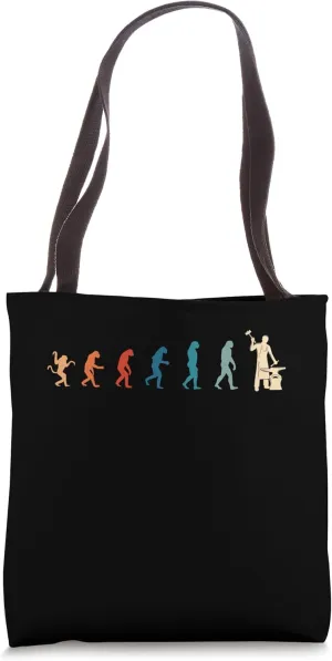 Blacksmith Evolution Anvil Blacksmith Tote Bag