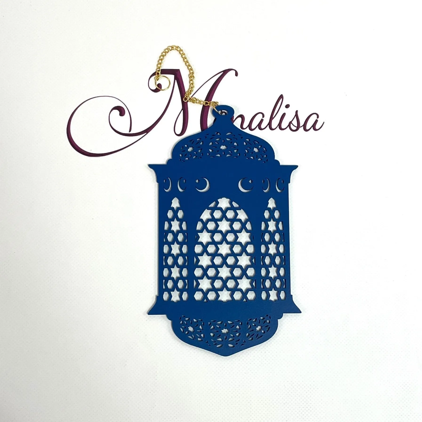 Blue Lantern Decoration