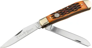 BOKER Traditional Series 2.0 Trapper, CPM-D2 Dual Blades, Slip Joint, Made in Solingen Germany (2024 Models)