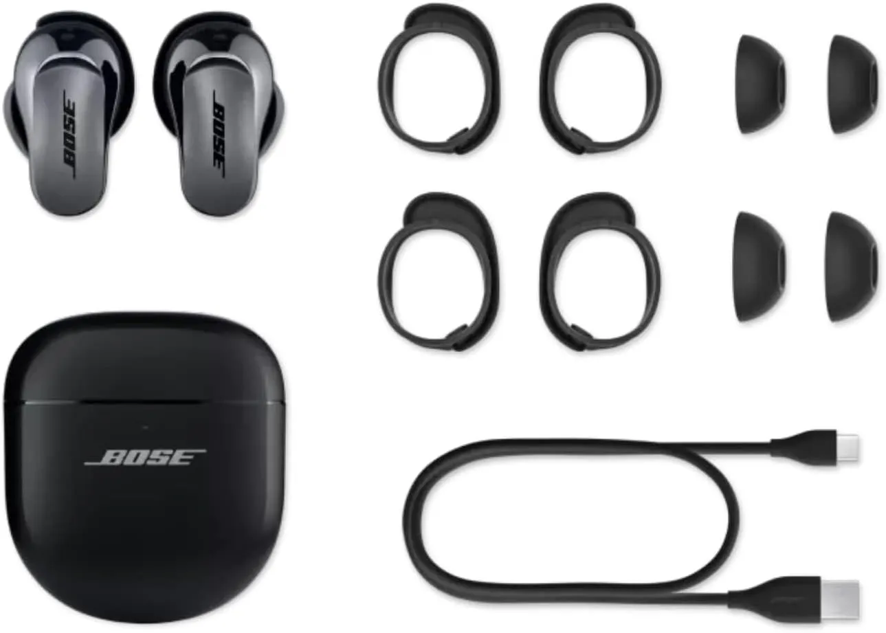 Bose QuietComfort Ultra Wireless Noise Cancelling Earbuds, Bluetooth Noise Cancelling Earbuds with Spatial Audio and World-Class Noise Cancellation Bundle with Green Extreme Portable Charger
