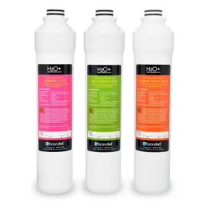 Brondell H2O  Coral UC300 Three-Stage Undercounter Water Filtration System (UF-35 Replacement Filters)