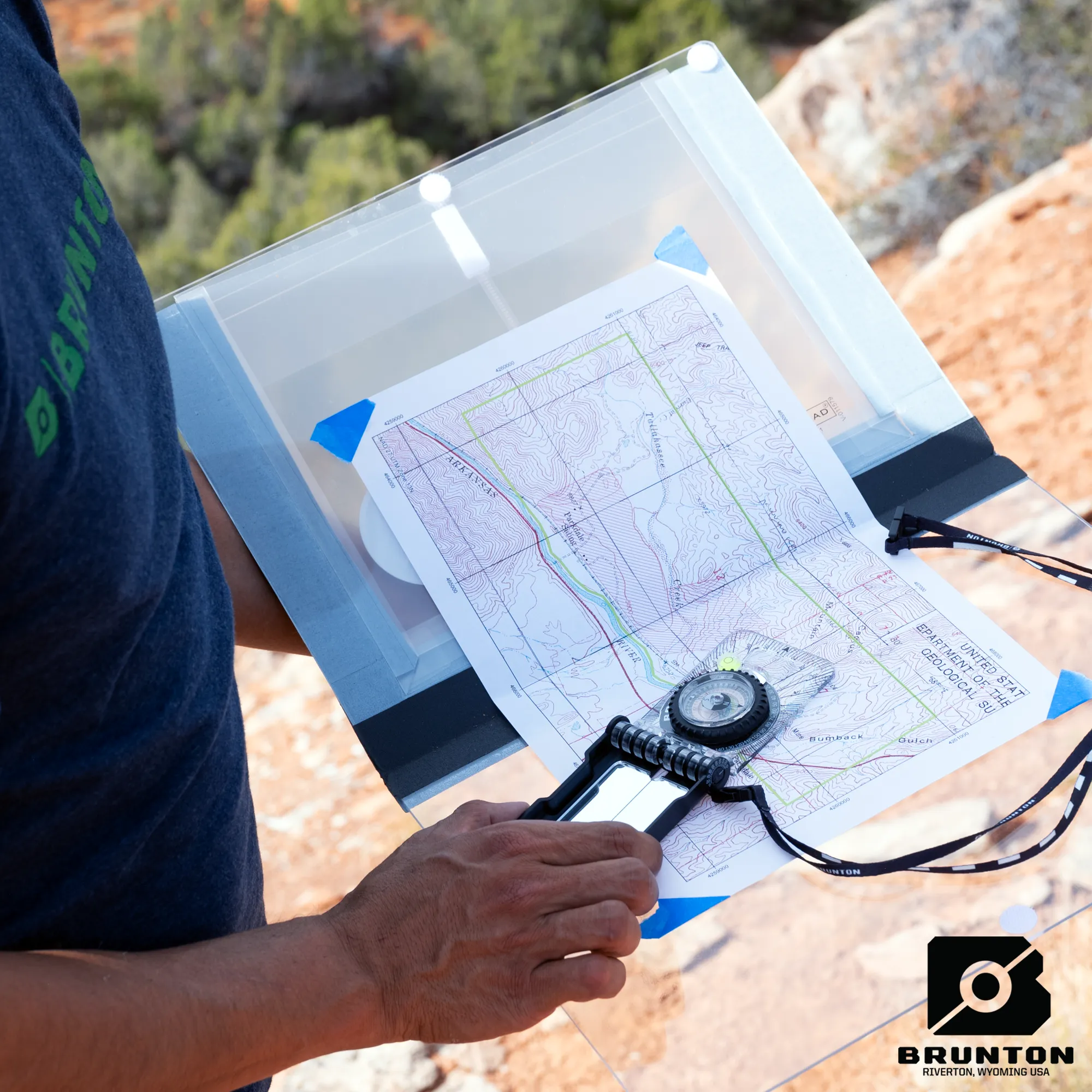 Brunton Geo Lite Baseplate Transit Compass