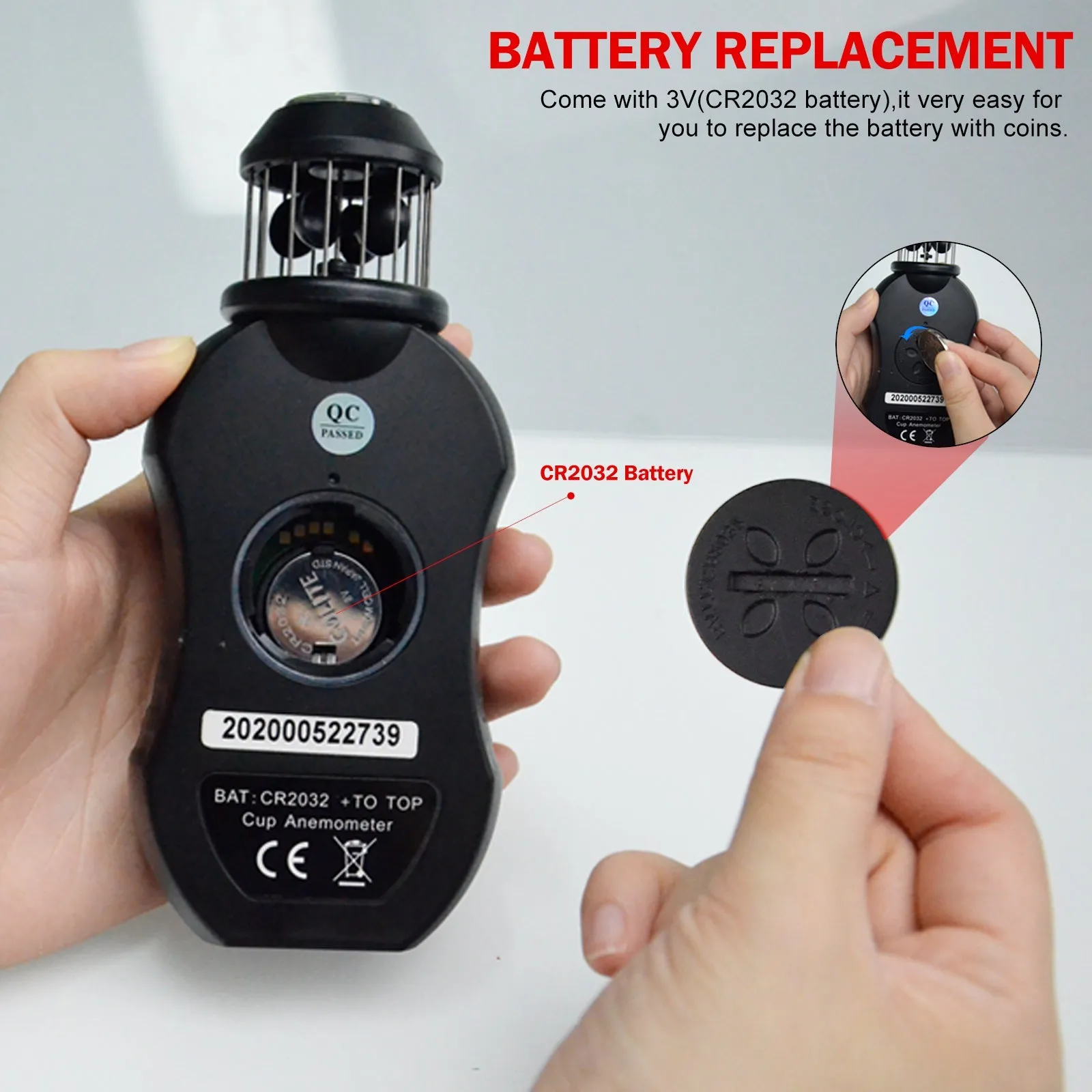 BTMETER BT-876 Windspeed Tester HVAC Velometer Measure Air Flow Speed Velocity