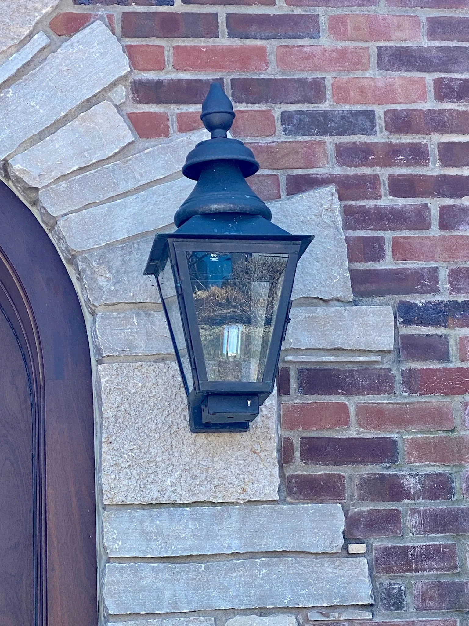 Burridge Copper Lantern - Wall Mount