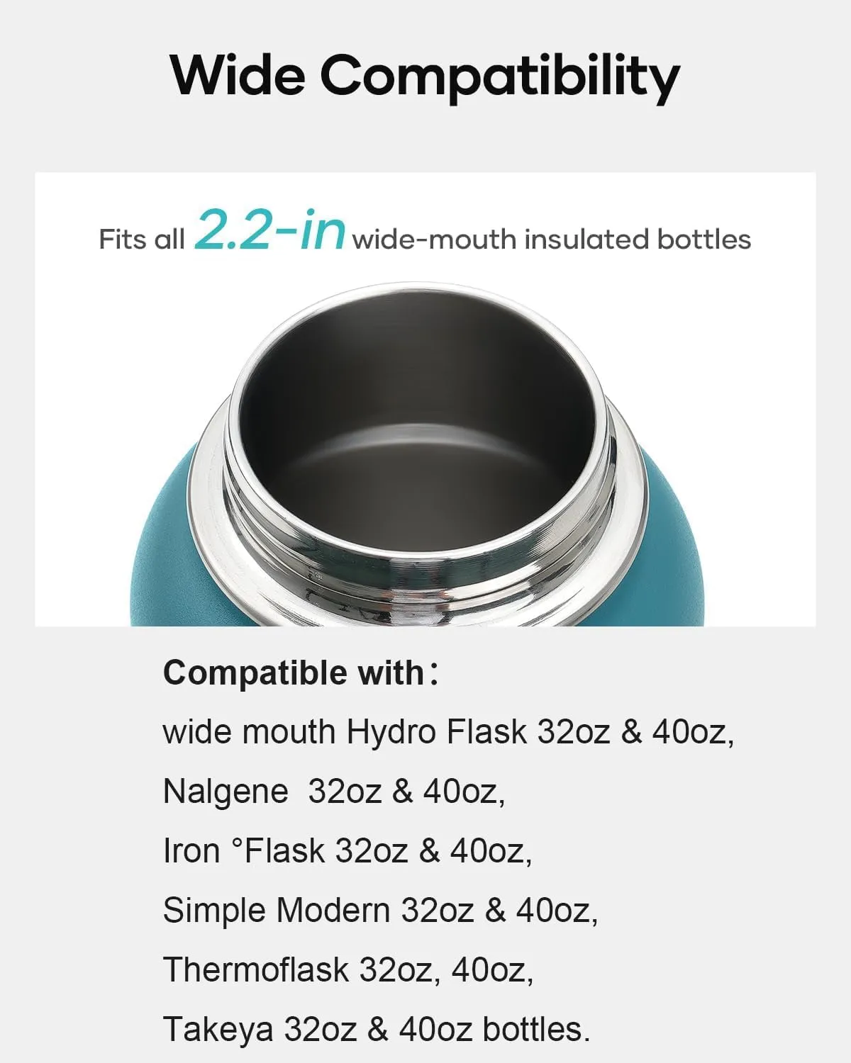 BUZIO Water Bottle Filter Replacement with Straw Lid and Straws