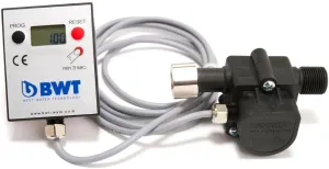 BWT Aquameter HF - High Flow with LCD Display, 3/8'' Inch Filter for Tap, Multi-Colour, Single