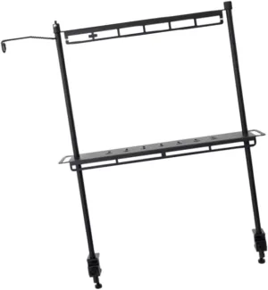 Camping Lantern Stand Lamp Hanger Shelving Easy Installation Camping Desktop Storage Rack with Table Clamp for BBQ Picnic