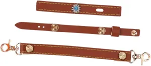 Camping Supply 3-Pack Leather Lamp Hanging Straps Outdoor Lamp Carrier Tent Light Holder Easy to Adjust