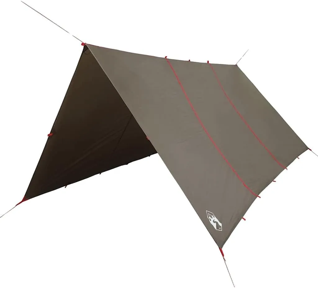 Camping Tarp Brown 177.6x165.4 Waterproof,Sporting Goods,Outdoor Recreation,Camping & Hiking,Tents