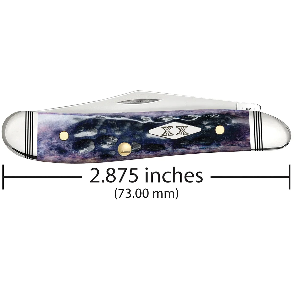 CASE KNIVES PURPLE BONE STANDARD JIG PEANUT