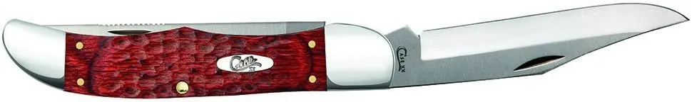 Case WR XX Pocket Knife Brown Rosewood Folding Hunter Item #189 - (6265Sab SS) - Length Closed: 5 1/4 Inches