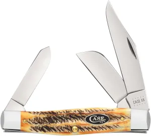 Case XX Pocket Knife 6.5 BONESTAG LARGE STOCKMAN Item #39864-6.5375 SS - Length Closed: 4 1/4Inches