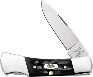 Case XX Pocket Knife JIGGED BUFFALO HORN LOCKBACK Item #65031 - BH1225L SS - Length Closed: 3Inches