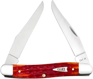 Case XX Pocket Knife MUSKRAT - KINFOLKS JIG INDIAN PAINT BRUSH BONE Item #42325 - MUSKRAT SS - Length Closed: 3 7/8Inches