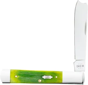 Case XX Pocket Knife RAZOR - LIME GREEN BONE Item #61042-61005RAZ SS - Length Closed: 3 7/8Inches