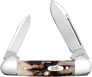 Case XX Pocket Knife RED STAG BABY BUTTERBEAN Item #9574 - R52132 SS - Length Closed: 2 3/4Inches