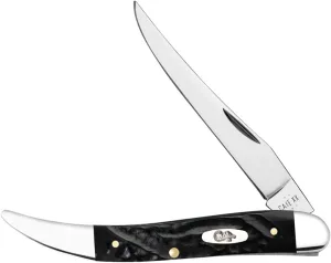 Case XX Pocket Knife ROUGH BLACK JIG SYNTHETIC MEDIUM TX TOOTHPICK Item #18242-610094 SS - Length Closed: 4 1/4Inches