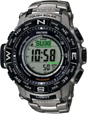 Casio Men's Pro Trek PRW-3500T-7CR Tough Solar Triple Sensor Digital Sport Watch