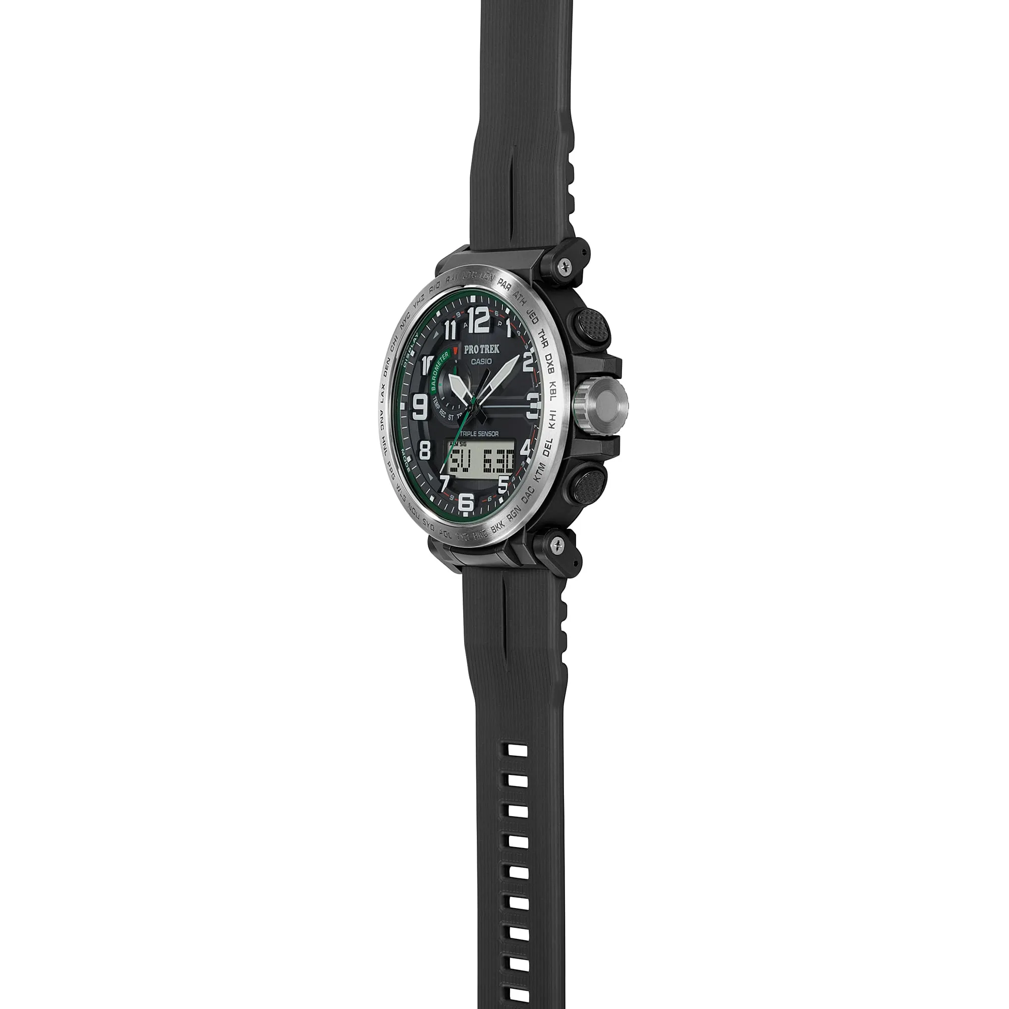Casio Protek DUO Black Resin Band Watch PRG601-1D