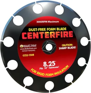 CC52-1508 8.25 in. CenterFire Dust Free Foam Blade