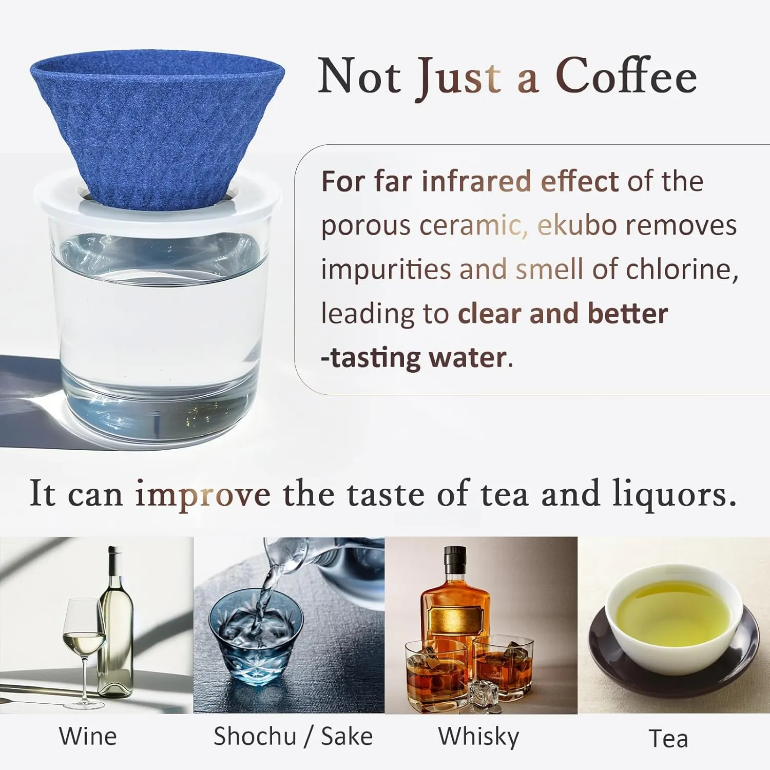 Ceramic Reusable Coffee Filter Pour Over Dripper Paperless Sustinable ekubo 1-4 Cup Made in Japan (Green)