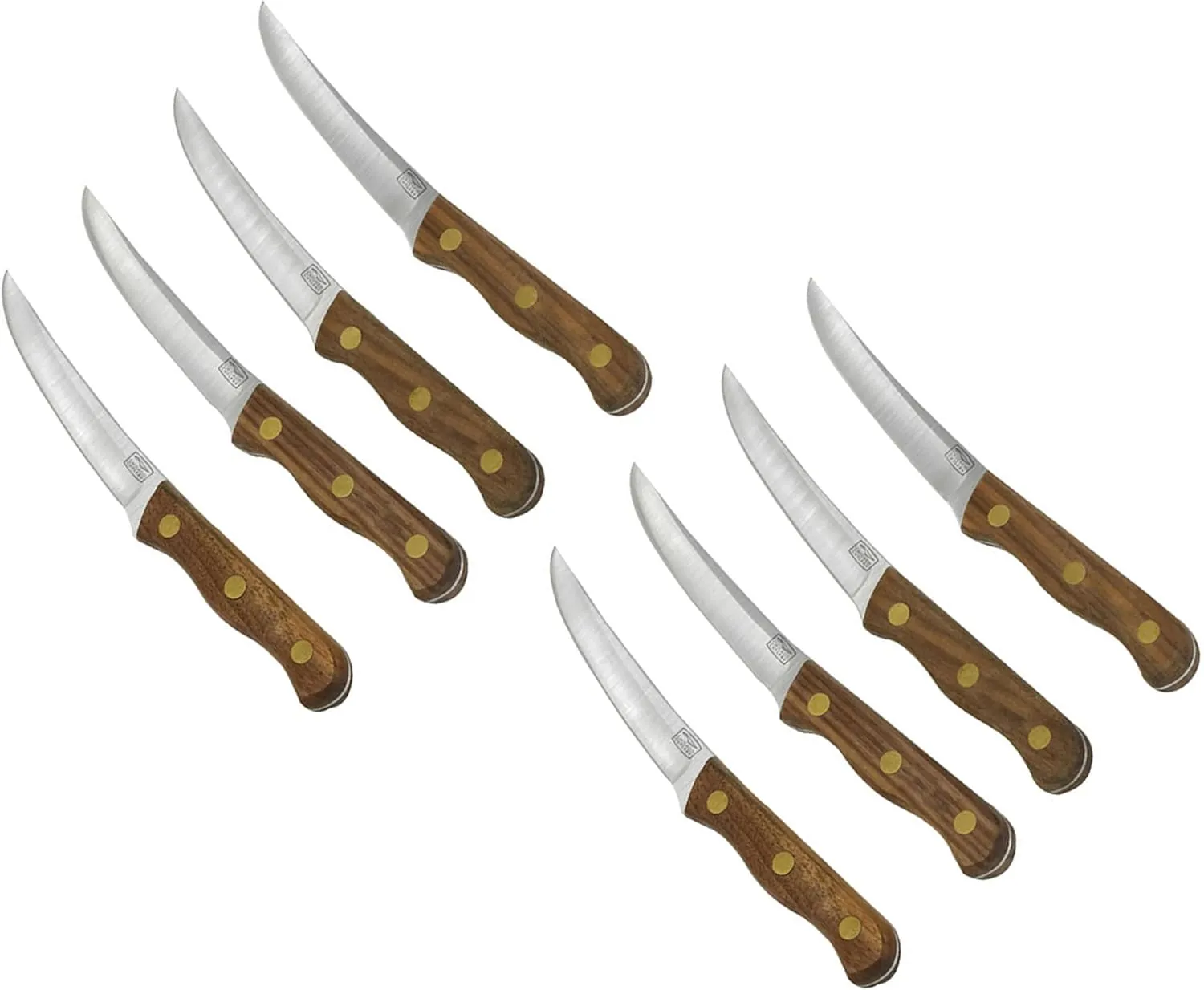 Chicago Cutlery B144 Walnut Tradition 4-Piece Walnut Tradition Streak Knife Set (2-Pack)