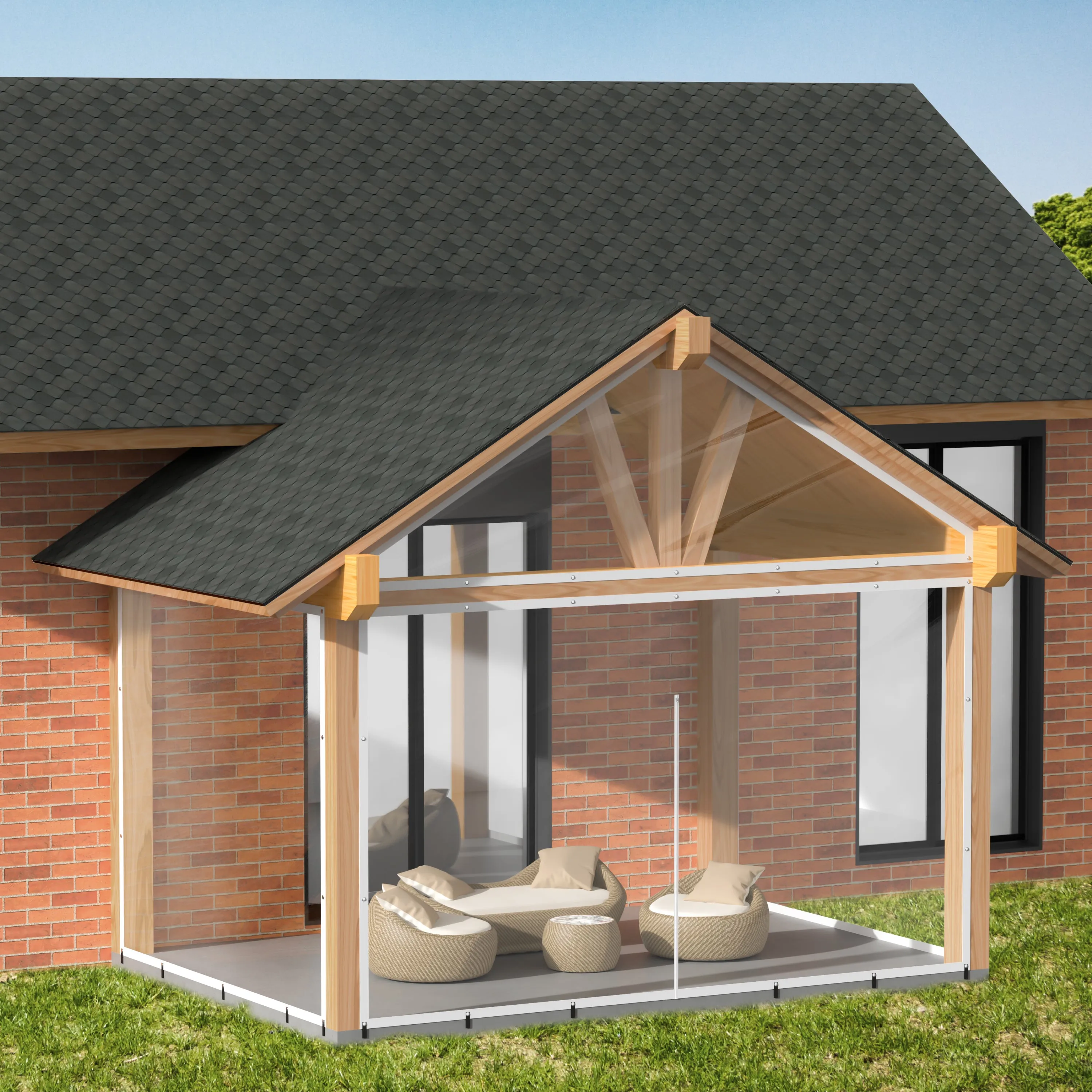 Clear Vinyl Tarps - 30 Mil