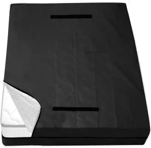 Coldwind Mattress Bags for Moving and Storage,Waterproof Mattress Cover for Moving with Heavy Duty Handles, Strong Zipper, Reusable Mattress Storage Bag, Moving Supplies & Moving Bags,King Size,Black