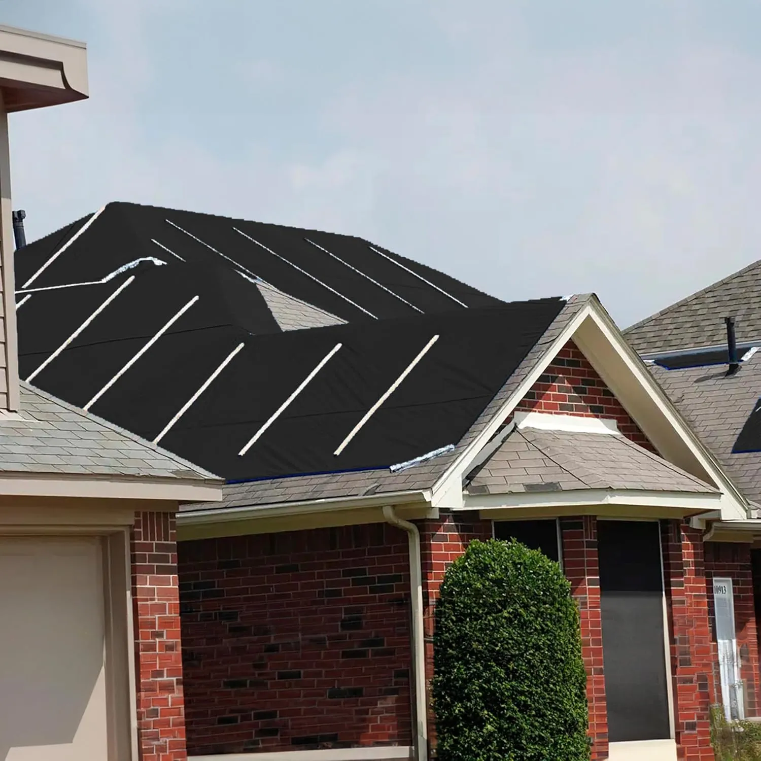 Covers & All Tarp Waterproof with Grommets, 18 Oz PVC Vinyl Coated Tarps Heavy Duty Waterproof, Tear & UV Resistant, Versatile Use – Roof, Canopy, Camping, Patio, Pool, Trailer (6’ x 10’, Black)