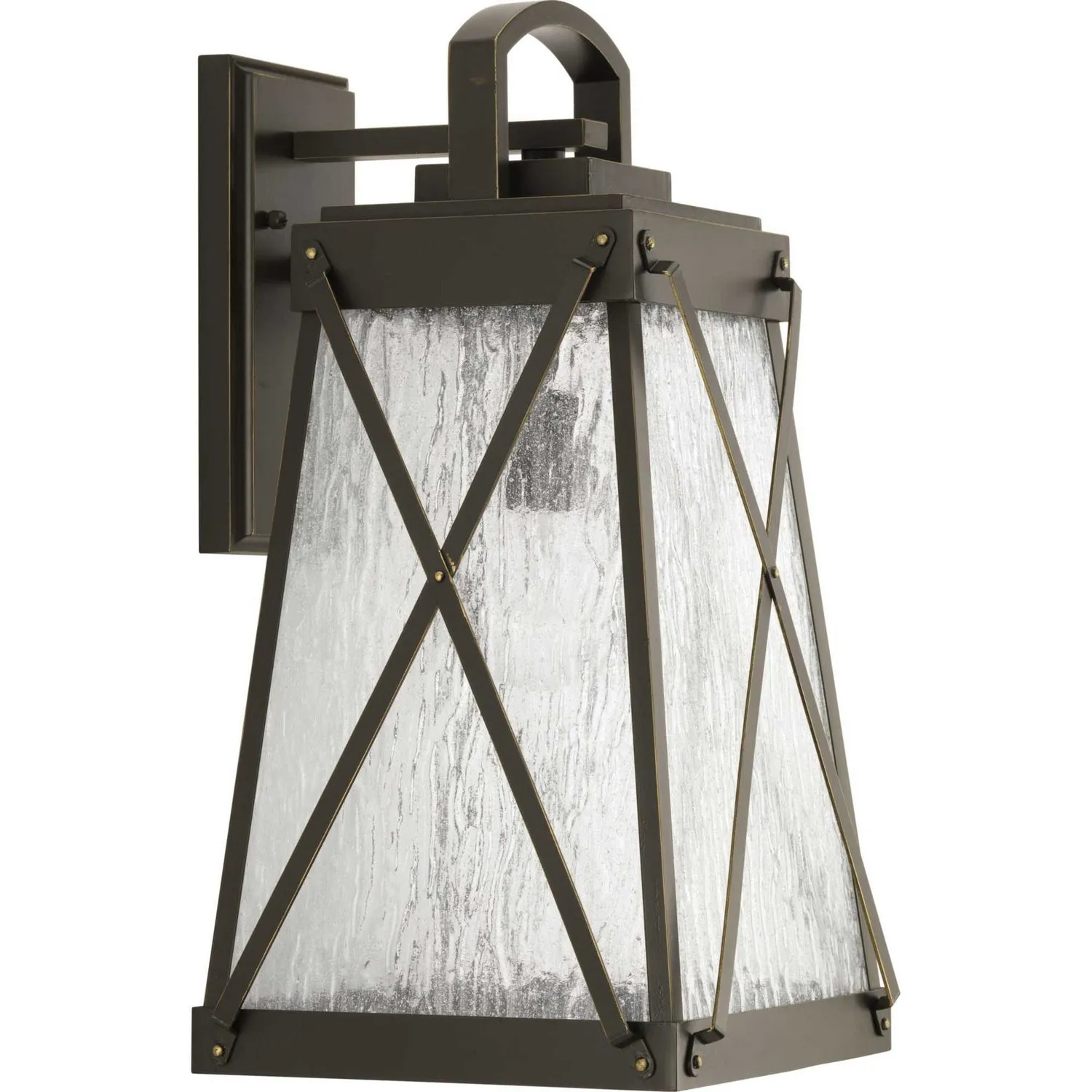 Creighton One Light Wall Lantern in Antique Bronze