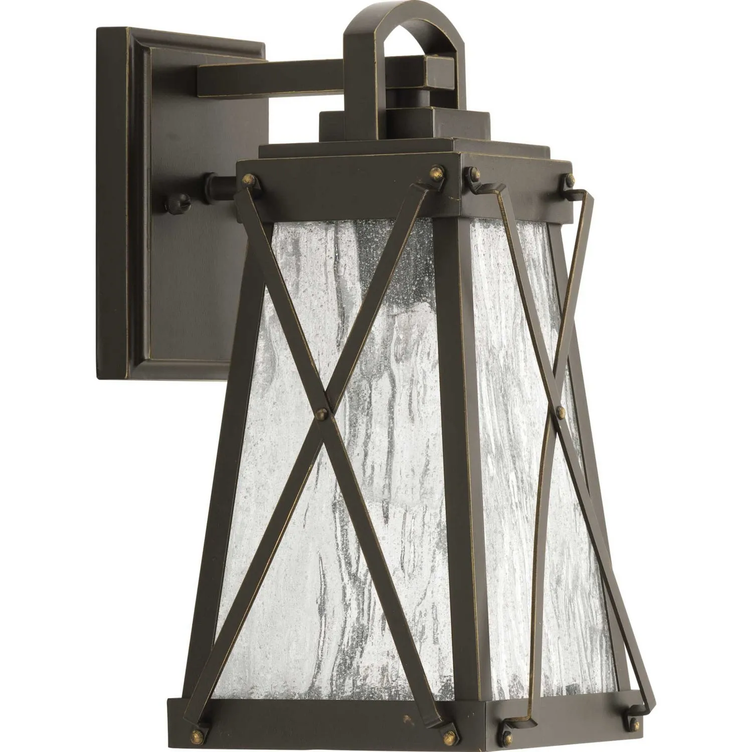 Creighton One Light Wall Lantern in Antique Bronze