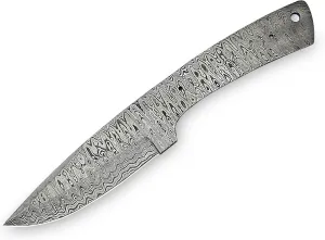 Custom Handmade Damascus Steel Skinner Knife Blank Blade for Knife Making HB 26