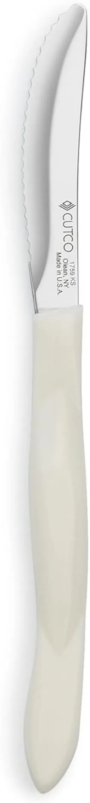 Cutco 1759W Single Table Knife, Pearl White