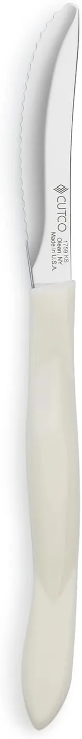 Cutco 1759W Single Table Knife, Pearl White