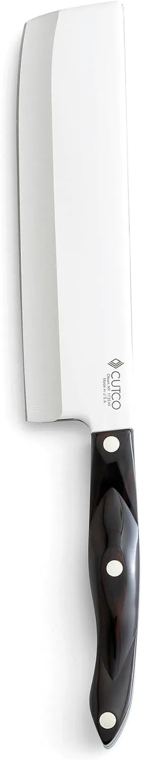 CUTCO Model 1735 Vegetable Knife............7.7" x 2.0" High Carbon Stainless Straight Edge blade and 5¾" Classic Brown ("Black") Handle............in factory-sealed plastic bag