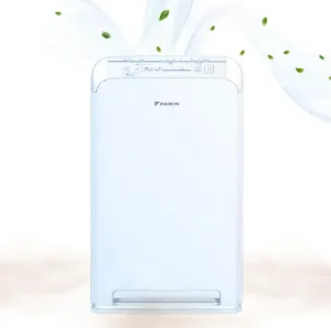 Daikin MCB50YSAU Room Air Purifier for Home, HEPA, Activated Carbon, Pre-Filter and UVC LED Light, Zero Ozone Product, CARB Certified, 10.5 x 10.5 x 19.5 in