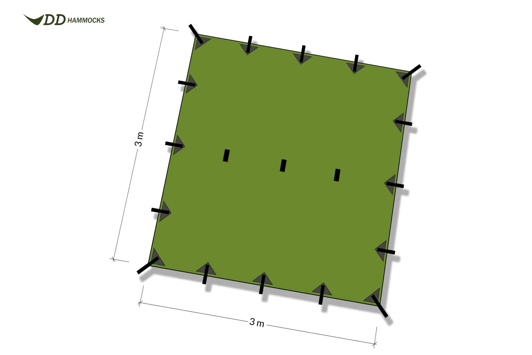 DD Hammocks Tarp 3x3 - UV50 