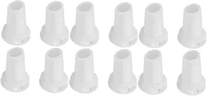 DECHOUS 12pcs Soft Silicone Bite Valve Replacement for Water Bottles Food-grade Material Lightweight Portable for Clean Safe Hydration Compatible Standard Water Bottles