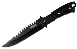 Defender Xtreme Full Tang Hunting Knife Woodland Brown Camo 9291