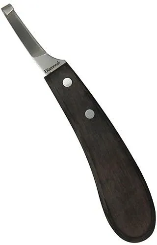DIAMOND FARRIER RH Hande WideBlade Hoof Knife, Wide - Right, Plain