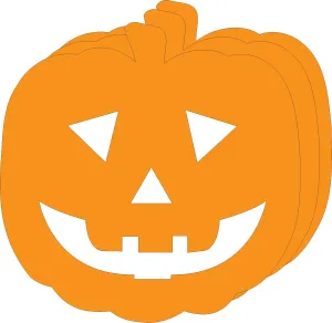 Die-Cut Magnetic - Small Single Color Jack O Lantern
