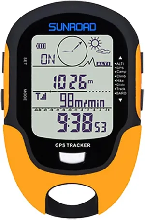 Digital Altimeter Portable Compass with Weather Forecast Multi Function Altimeter Barometer for Hiking, Camping, RVs and Outdoor Activities