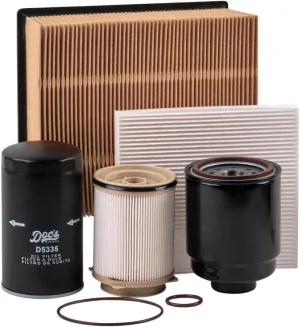 DOC'S DIESEL Ram 6.7L Cummins Filter Kit fits 2013-2018 | | Replaces 68197867AA 68157291AA 53034051AB 05083285AA 68406048AA | OEM Grade Fuel/Oil/Cabin Air/Air Filter and Fuel/Water Separator