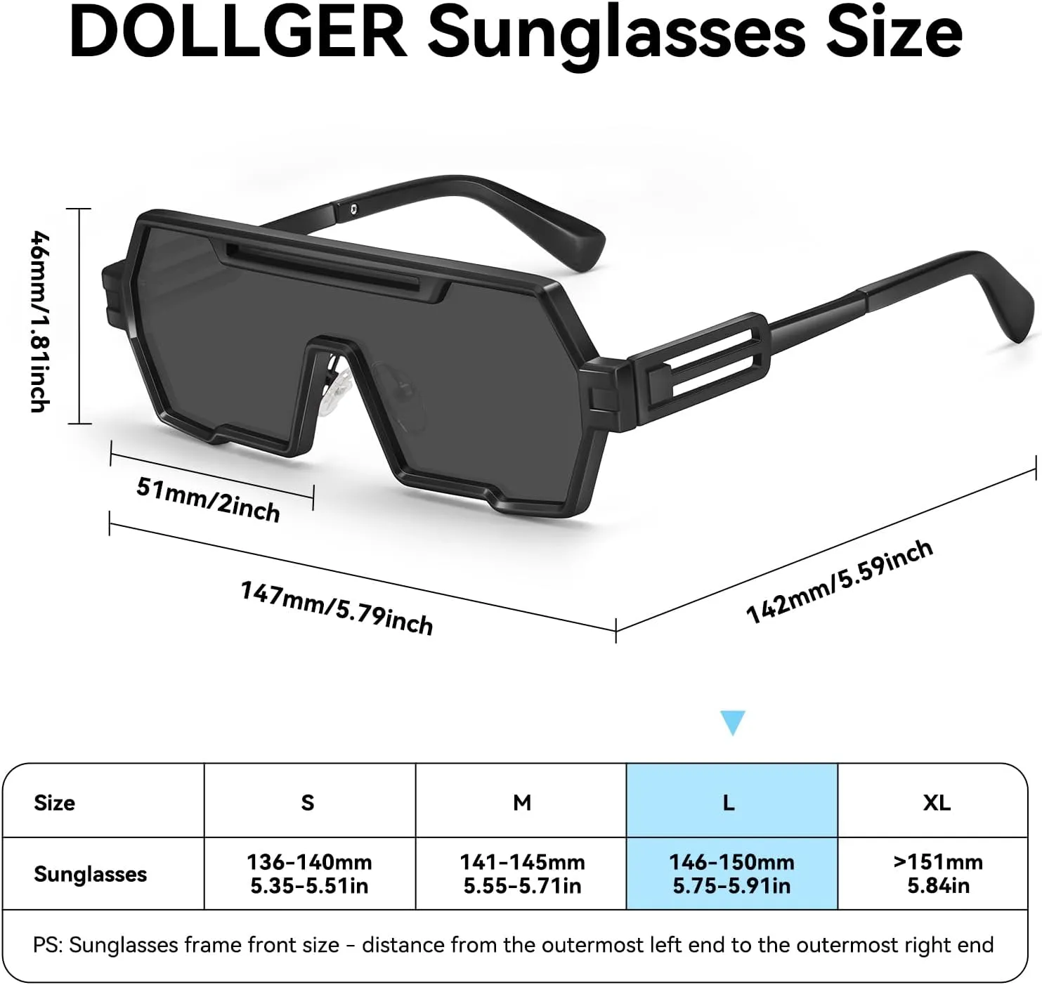 Dollger Retro Steampunk Sunglasses Men Trendy One Piece Irregular Metal Sunglasses