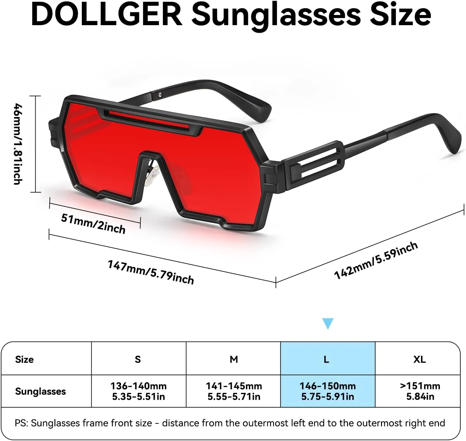 Dollger Retro Steampunk Sunglasses Men Trendy One Piece Irregular Metal Sunglasses