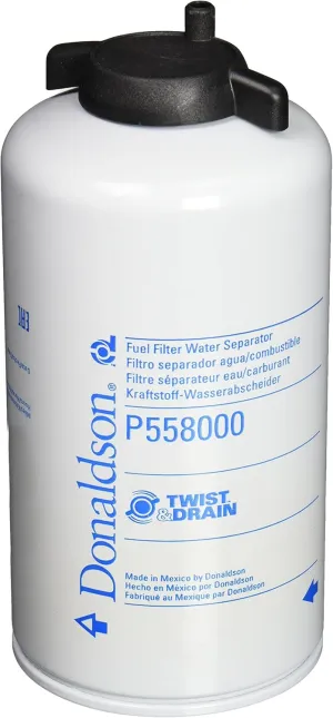 Donaldson P558000 Fuel Filter, Water Separator, Spin-on