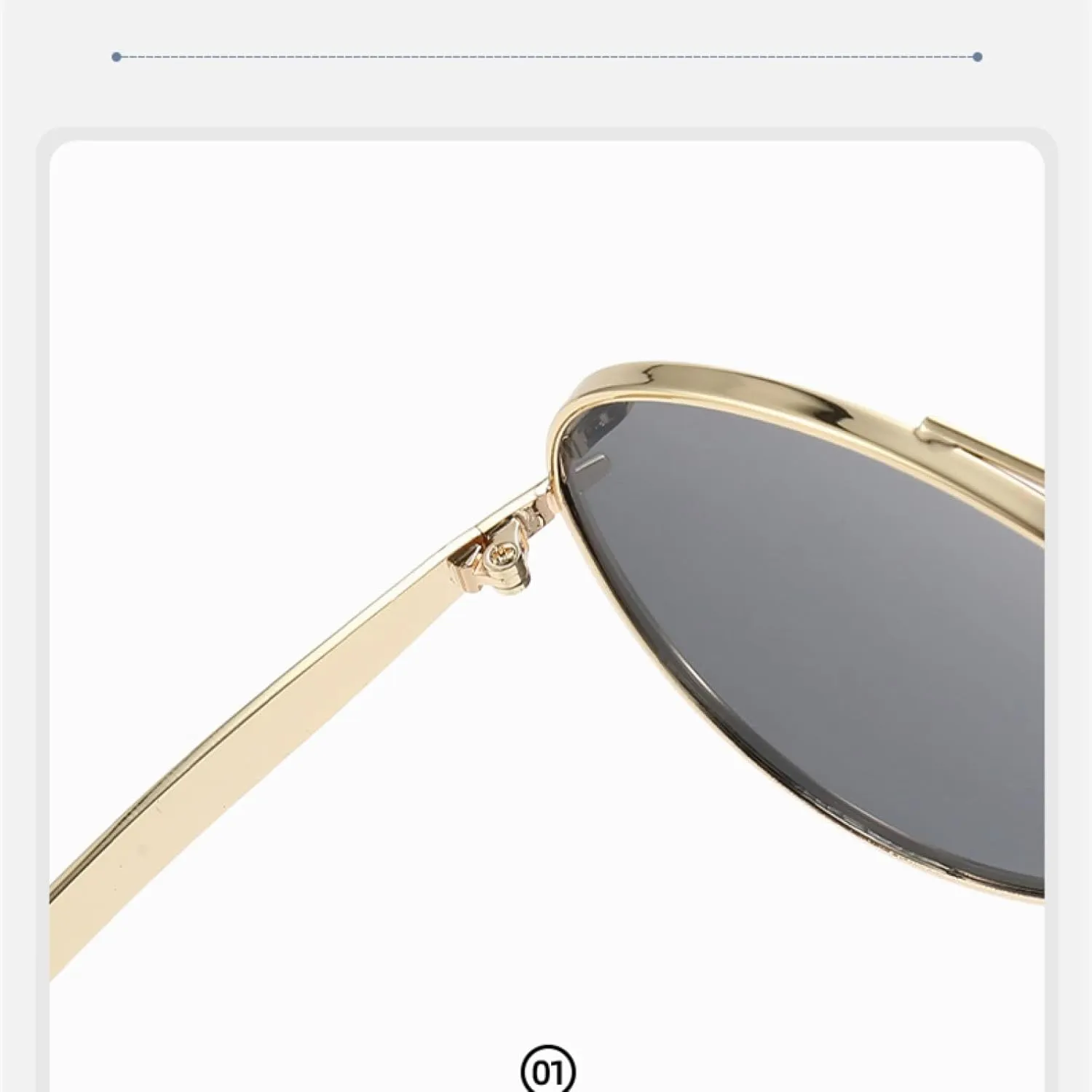 Double-beam Sunglasses with Alloy Frame. Fashionable, Lightweight, Suitable for Driving and Fishing.