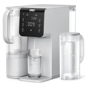Dreo Reverse Osmosis Water Filter Countertop, 7-Stage RO Filtration System, Installation-Free, Reduce TDS, Water Purifier with Portable Pitchers for Home, Kitchen, 3:1 Pure to Drain, WF511 Upgraded