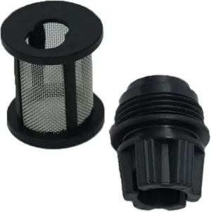 DTJD006 Water Filter Cover with EGBD032 Inlet Filter, Fit for Nortiz NRC98-DV Tankless Water Heater Filter Parts, OEM Filter Assembly for Noritz Under-Sink Inlet Screen Parts