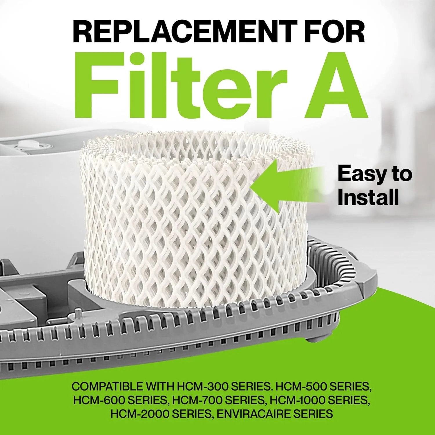 Durabasics 4 Pack of Premium Humidifier Filters Compatible with Honeywell Humidifier Filters HAC-504, HAC-504AW & Honeywell Filter A | Replacement for HCM 350 Filters & Cool Mist Humidifiers